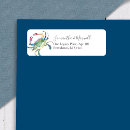 Search for return address labels blue