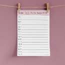 Search for numbered post it notes Pink
