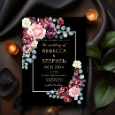 Search for burgundy black wedding invitations Roses