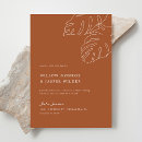 Search for bronze wedding invitations Minimalist