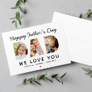 Search for photo fathers day cards We love you dad