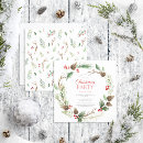 Search for holly seasonal invitations Simple