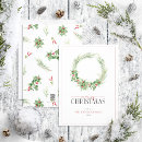 Search for holly wreath christmas cards Berry