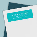 Search for teal return address labels Nautical