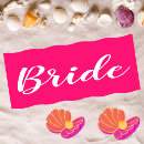 Search for bachelorette beach towels Bride