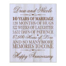 Search for 10 year anniversary posters 10 years of marriage