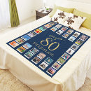 Search for 80th birthday blankets 80 years old