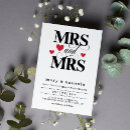 Search for lesbian wedding invitations Elegant