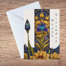 Search for art nouveau birthday cards Illustration