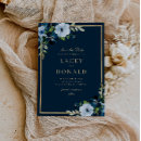 Search for navy save the dates Navy and gold