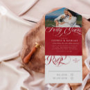 Search for fortieth anniversary invitations Ruby red