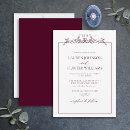 Search for burgundy border invitations Classic