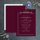 Search for burgundy border invitations Classic