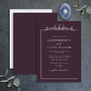 Search for purple border wedding invitations Calligraphy