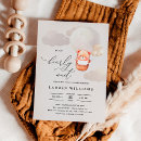 Search for teddy bear hot air balloon baby shower invitations Boho