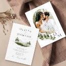 Search for simple mountain wedding invitations Calligraphy