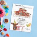 Search for pigs 4x5 invitations Barn