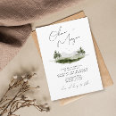 Search for simple mountain wedding invitations Calligraphy