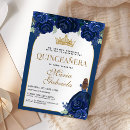Search for navy quince invitations Mis quince anos