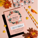 Search for pink seasonal invitations Spooky