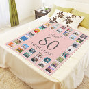 Search for 80th birthday blankets 80 years old