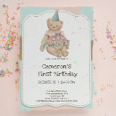 Search for carnival 1st birthday invitations Vintage
