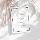 Search for frame wedding invitations Black and white