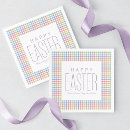 Search for easter napkins Plaid