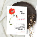 Search for red black white bridal shower invitations Chic