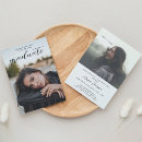 Search for two graduation invitations Calligraphy