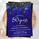 Search for blue drip invitations Elegant