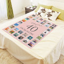 Search for 40th birthday blankets 40 years old