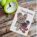 Search for yorkie birthday invitations Puppy
