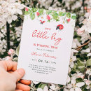 Search for ladybug invitations Little lady