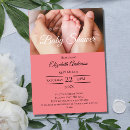 Search for white baby girl shower invitations Minimalist