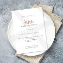 Search for blush pink 30th birthday invitations Thirtieth
