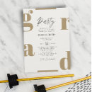 Search for grad party invitations Chic
