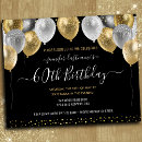 Search for balloons 60th birthday invitations Sixty