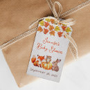 Search for pumpkin baby shower gift tags Watercolor