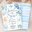 Search for oneder the sea birthday invitations Watercolor