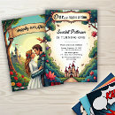Search for enchanted castle invitations Once upon a time