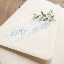 Search for engaged return address labels Minimalist