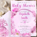 Search for under the sea baby shower invitations Script typography
