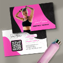 Search for pilates business cards Pink