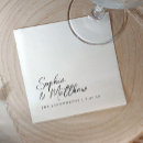 Search for trendy wedding napkins Script