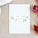 Search for floral wedding invitation belly bands Calligraphy