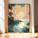 Search for florida keys vintage travel posters Biscayne