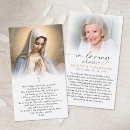 Search for catholic memorial prayer cards In loving memory