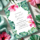 Search for hibiscus bridal shower invitations Hawaii