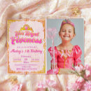 Search for her royal fiveness birthday invitations Gold